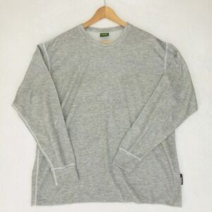 Cabela's Polartec Base Layer Shirt Mens Size 2XL Tall Gray Long Sleeve USA